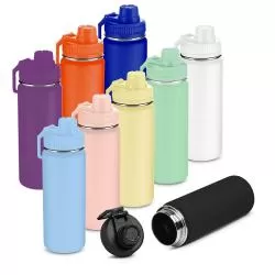 Garrafa Squeeze Metal Térmico com Tampa Rosqueável